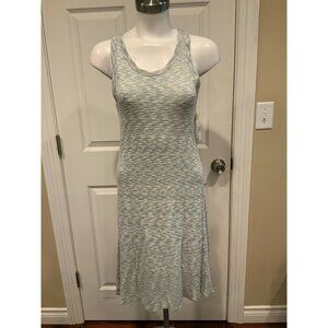 Sol Angeles Anthropologie Blue & White Heathered Sleeveless Dress, Size XS